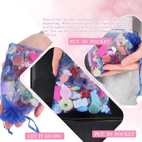 Woanger 500 Pcs Organza Bags Bulk 4 x 6 Inch Small Drawstring Mesh Gift Bags Jewelry Pouches Bags for Wedding Favor Birthday Party Bridal Shower Festival Candy Bags(Multicolor) in Saudi Arabia