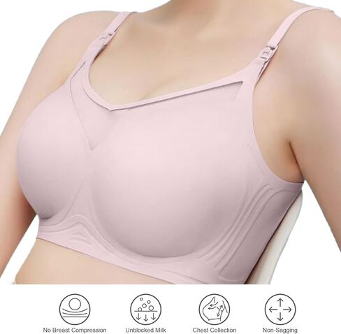Nursing Bras for Breastfeeding,Maternity Pregnancy Bra, Pumping Bra Hands Free, Sleep Comfort Bralette with Extender in Saudi Arabia