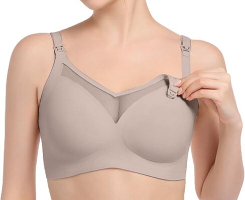 Nursing Bras for Breastfeeding,Maternity Pregnancy Bra, Pumping Bra Hands Free, Sleep Comfort Bralette with Extender in Saudi Arabia