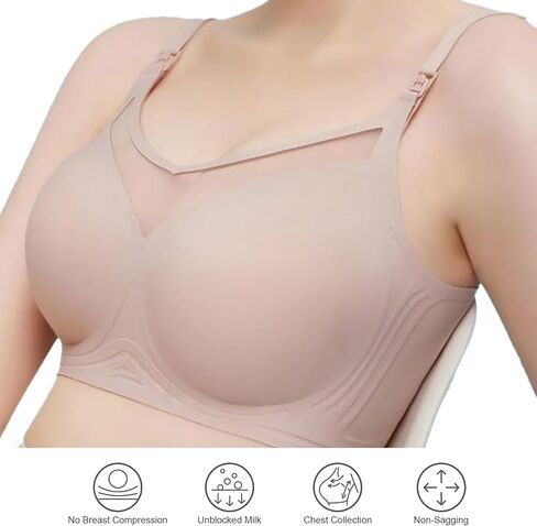 Nursing Bras for Breastfeeding,Maternity Pregnancy Bra, Pumping Bra Hands Free, Sleep Comfort Bralette with Extender in Saudi Arabia