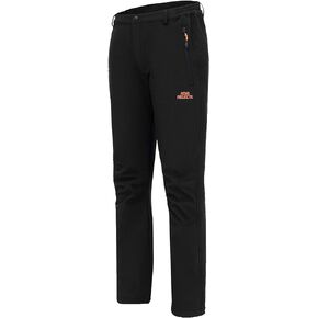 Acme Projects Fleece Lined Softshell Pants for Skiing, Snowboarding, Hiking, 100% Waterproof, Breathable, 8000mm/3000gm
