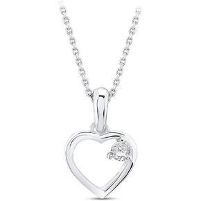 قلادات قلادة - قلادة ألماس معتمدة من 0.01 إلى 0.16 قيراط - قلادة من الذهب عيار 14 قيراط مع صندوق مجوهرات - هدايا للنساء (17.7 بوصة / 45 سم) in Kuwait