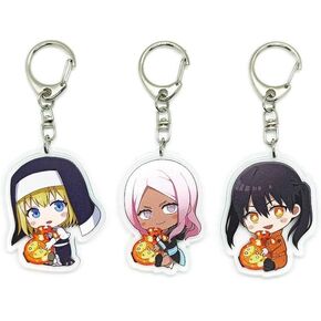 Inc. - Set of 3 Fire Force Acrylic Keychain Iris, Hibana, Tamaki Kotatsu