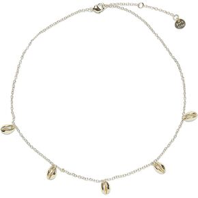Pura Vida Gold or Silver-Plated Cowrie Shell Choker Necklace - 14", 2" Extender