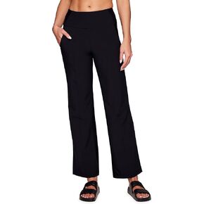 Avalanche Women's Hybrid Pant Lightweight Woven/Knit Flare Pant for Hiking, Travel, Quick Drying Bootcut Pant with Pockets