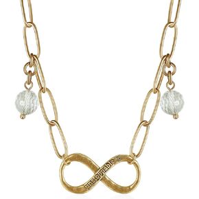 Katia Designs Elegance Infinity Necklace – 'Unstoppable' Chain, Layered Pendant for Women, Boho Style