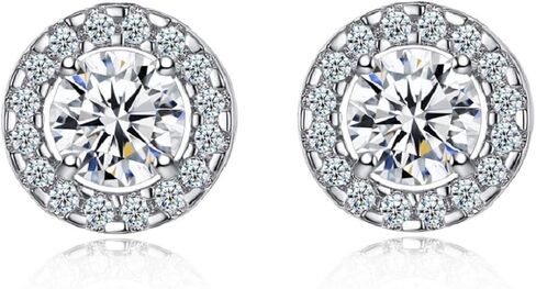 مجموعة مجوهرات للنساء من اورولا مصنوعة من خليط معدني من الفضة ومرصعة باحجار الراين والكريستال للزفاف والاقراط in Kuwait