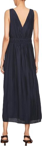 Vince Women's Pleated Dbl V-nk Dress in Saudi Arabia