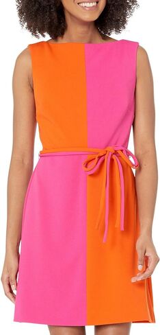 Trina Turk Women's Color Block Belted Dress in Saudi Arabia
