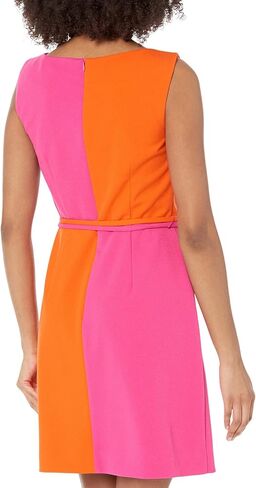 Trina Turk Women's Color Block Belted Dress in Saudi Arabia
