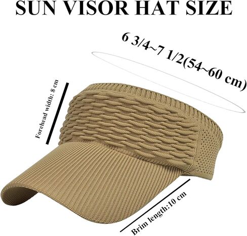 قبعة واقية من الشمس للنساء والرجال قبعات محبوكة مرنة بحافة واسعة لممارسة رياضة الجولف في الهواء الطلق in Kuwait