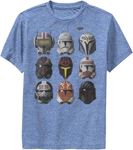 STAR WARS Wars Clone Helmets Boys Short Sleeve Tee Shirt in Saudi Arabia