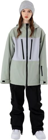 YEEFINE Men&Women's Ski Jacket Insulated Winter Snowboard Coat Waterproof Outdoor Windproof Warm Snow Rain Jackets in Saudi Arabia