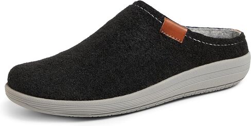 Dearfoams Women's Original Comfort Gianne Mule, Black, 7.5 in Saudi Arabia