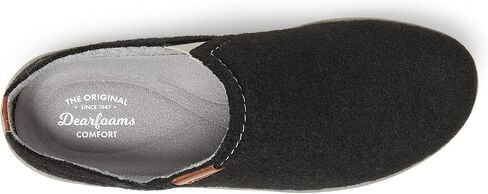 Dearfoams Women's Original Comfort Gianne Mule, Black, 7.5 in Saudi Arabia