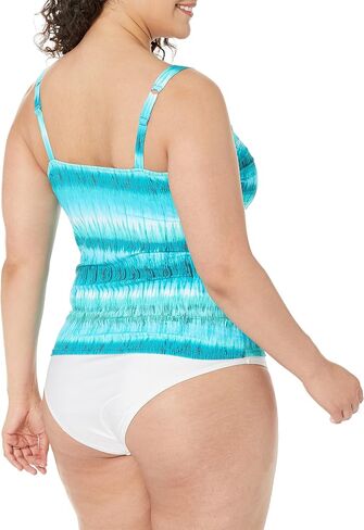 Profile by Gottex Women's Aqua Fresco Full Figure Square Neck Swim Tankini in Saudi Arabia