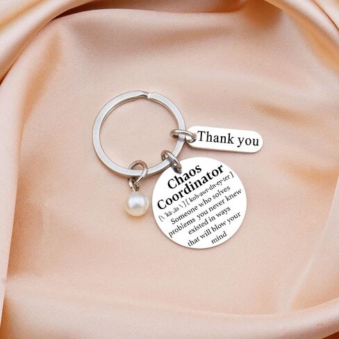 Ikacvb Chaos Coordinator Gifts For Women Boss Lady Gifts Coworkers Office Gifts For Women Teachers Appreciation Gifts Woman Keychain Gift Christmas Than You in Saudi Arabia