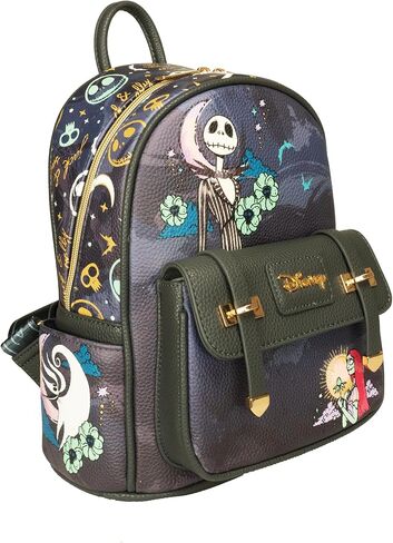 Wondapop Nightmare Before Christmas 11" Vegan Leather Fashion Mini Backpack in Saudi Arabia