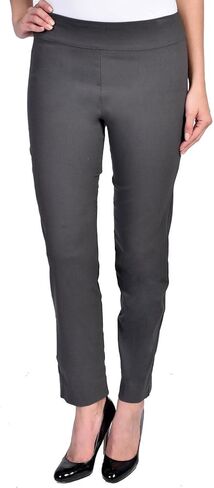 Krazy Larry Women's Pull on Ankle Pants Black in Kuwait