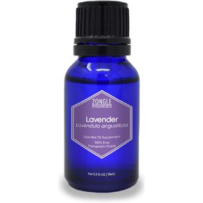 Zongle Lavender Essential Oil, Bulgaria, Safe To Ingest, Lavandula Angustifolia, 15 mL in Kuwait