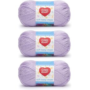 Red Heart Soft Baby Steps Yarn (3-Pack) Lavender E746-95903