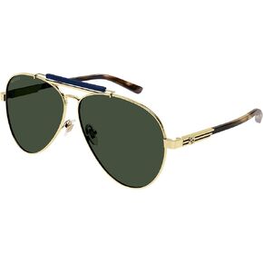 Gucci GG1287S Gold/Green 61/11/145 men Sunglasses