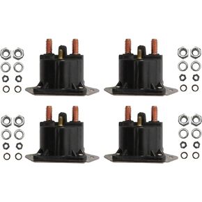 Premium 4 X Solenoid for WARN 72631 28396 SWITCH RELAY M6000, M8000, M8000S, XD9000, XD9000i, 9.5ti, VR 8000, 10000, 12000, 16.5ti, 16.5ti-S