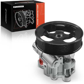 A-Premium Power Steering Pump, with Pulley, Compatible with Toyota Highlander 2001 2002 2003 2004 2005 2006 2007, 2.4L Gas 2AZ-FE, Replace # 4431048030, 44310-48050