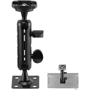 Poratble RAM Ceiling Mount Bracket Support, TTXSCAM-B02 180° Adjustable Solid Metal Alloy Bracket Stand for 7", 8", 9", 10", 10.1", and 10.36" Desktop Monitors in Vans, Campers, RVs, and Buses