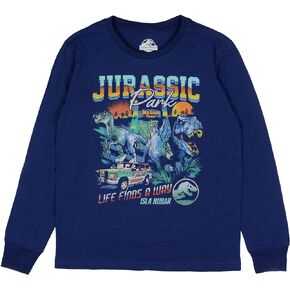 Jurassic Park Boys' Jurassic World Life Finds A Way Isla Nubar Kids T-Shirt