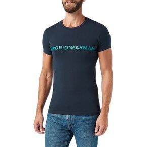 Emporio Armani Men's Megalogo Short Sleeve Slim Fit T-Shirt