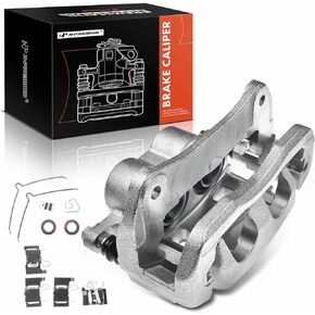 A-Premium Disc Brake Caliper Assembly with Bracket Compatible with Select Lexus and Toyota Models - NX200t, NX300, NX300h, RX350, RX450h, Highlander - Front Left Driver Side