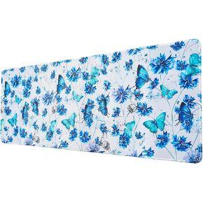 Cute Cat Mouse Pad,Large Mouse Pad, Soft Rubber Base, Non-Slip Surface,31.5x11.8x0.12inch Long Computer Keyboard Mouse Mat,Office Desk Mat,Gaming Mousepad.(cute cat)