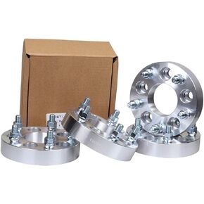 Goetland Wheel Spacers Adapters 5x4.5 to 5x5(114.3 to 127mm) 1-1/4 inch Thickness 5 Lug 1/2x20 studs