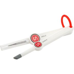 SINGER Stiletto/Awl Combo Awl & Stiletto for Hand and Machine Sewing, White