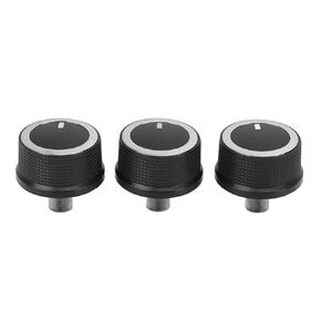 3pcs Climate Control Knobs, ABS Air Conditioner Control Knob 84793085 84141127 Replacement for Express 1500 2500 3500