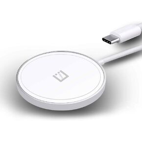 Wireless iPhone Charger, QI Fast Charge Compatible for Apple iPhones, Samsung Galaxy Smartphones, Google Pixel, Moto Series Phones