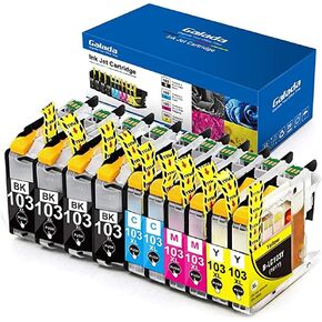 Galada Compatible Ink Cartridges Replacement for Brother LC103 LC103XL LC101 LC101XL Ink Cartridges for MFC-J870DW J470DW J475DW J4310DW J4410DW J4510DW J4610DW J4710DW J875DW J450DW Printer 10Pack