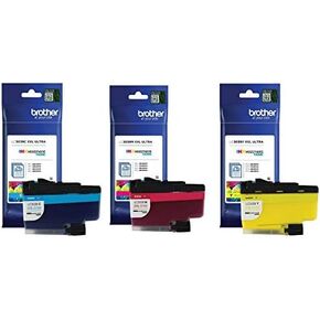 Brother Genuine LC3039C, LC3039M, LC3039Y Ultra High-Yield Cyan/Magenta/Yellow INKvestment Tank Ink Cartridge Color Set, LC3039