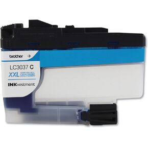 Brother Genuine LC3037C, Single Pack Super High-Yield Cyan INKvestment Tank Ink Cartridge, Page Yield Up to 1,500 Pages, LC3037, Amazon Dash Replenishment Cartridge