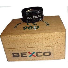 90D double aspheric ophthalmic lens in wooden case, Express shipping