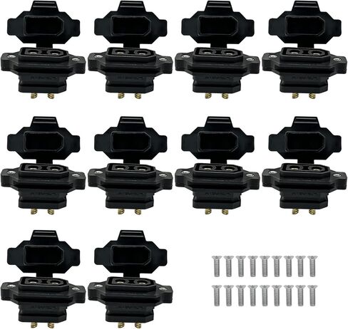 10PCS XT90NE-F XT90E-F Female Head Plug Gold-Plating Connector with PVC Protective Sleeve Dust Cap for RC Drone Power Battery Welding Connect Adapter (XT90E-F) in Saudi Arabia
