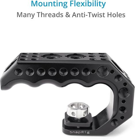 PROAIM SnapRig Mini Top Handle with Locating Pins. Fits Small/Midsize Camera Rigs. Multiple Anti-Twist Holes for Accessory Mounting. (MTH204) in Saudi Arabia