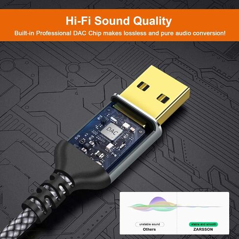 متوافق مع كابل صوت USB إلى RCA، محول مقسم Y ذكر 4FT USB إلى 2RCA ذكر لأجهزة الكمبيوتر المحمول USB A، Linux، Windows، أجهزة الكمبيوتر المكتبية، PS4 ومكبرات الصوت، المسرح المنزلي، مكبر الصوت in Kuwait