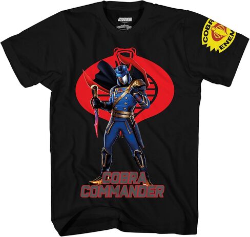 G. I. Joe Cobra Commander Stand Officially Licensed Adult T-Shirt in Saudi Arabia
