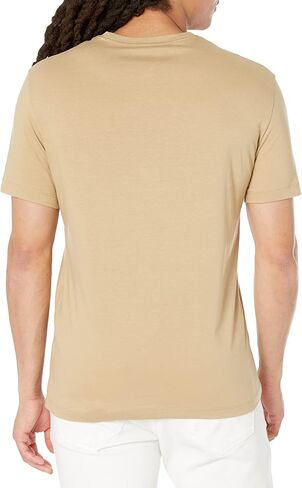 A｜X ARMANI EXCHANGE Men's Embroidered Stretch Illusion Logo V-Neck T-Shirt in Saudi Arabia