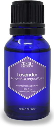 Zongle Lavender Essential Oil, Bulgaria, Safe To Ingest, Lavandula Angustifolia, 15 mL in Kuwait