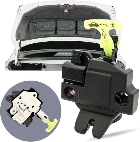 64600-06010 مجموعة مشغل باب مزلاج صندوق السيارة استبدال 64600-33120 931-860 متوافق مع Toyota Camry 2007 2008 2009 2010 2011 مشغل مزلاج قفل الباب الخلفي من BOOTOP in Kuwait