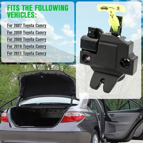 64600-06010 مجموعة مشغل باب مزلاج صندوق السيارة استبدال 64600-33120 931-860 متوافق مع Toyota Camry 2007 2008 2009 2010 2011 مشغل مزلاج قفل الباب الخلفي من BOOTOP in Kuwait