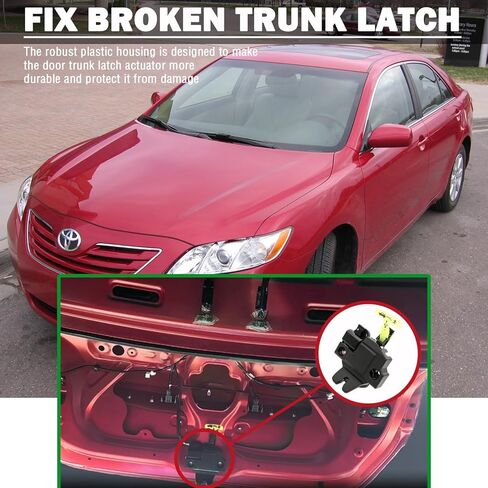 64600-06010 مجموعة مشغل باب مزلاج صندوق السيارة استبدال 64600-33120 931-860 متوافق مع Toyota Camry 2007 2008 2009 2010 2011 مشغل مزلاج قفل الباب الخلفي من BOOTOP in Kuwait